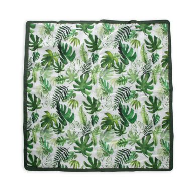 Little Unicorn&reg; Tropical Outdoor Blanket in Green/White. View a larger version of this product image.