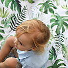 Alternate image 3 for Little Unicorn 5&#39; x 7&#39; Tropical Outdoor Blanket in Green/White