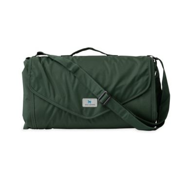 Little Unicorn&reg; Primrose Patch Outdoor Blanket in Teal/Red. View a larger version of this product image.