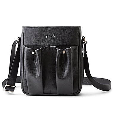 Anjie+Ash Crossbody Parent Diaper Bag in Black. View a larger version of this product image.