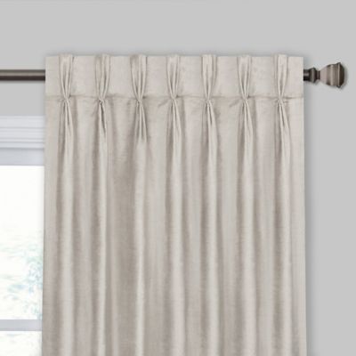 Bed Bath Beyond Canada Velvet 84 Inch Pinch Pleat Back Tab