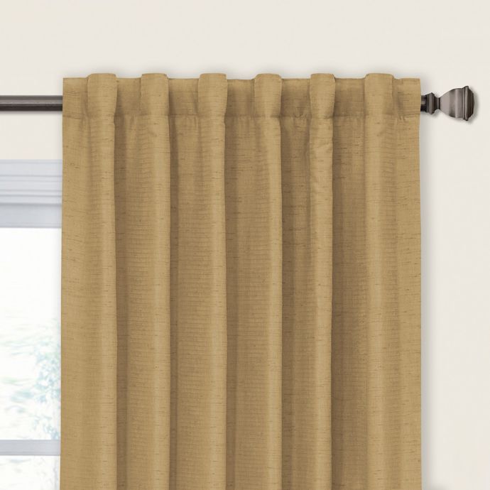 Voltaire Rod Pocket Back Tab Room Darkening Window Curtain Panel
