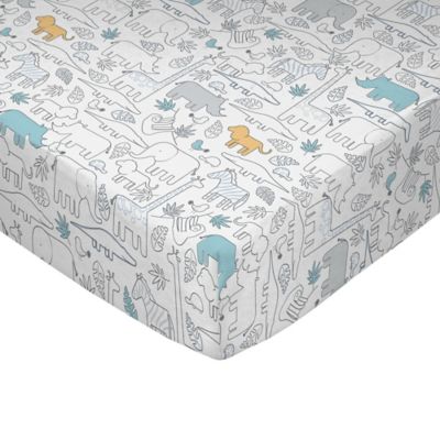 Lolli Living&trade; by Living Textiles Safari Lolli Fitted Crib Sheet