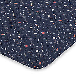 NoJo® Cosmic Solar System Fitted Crib Sheet in Navy