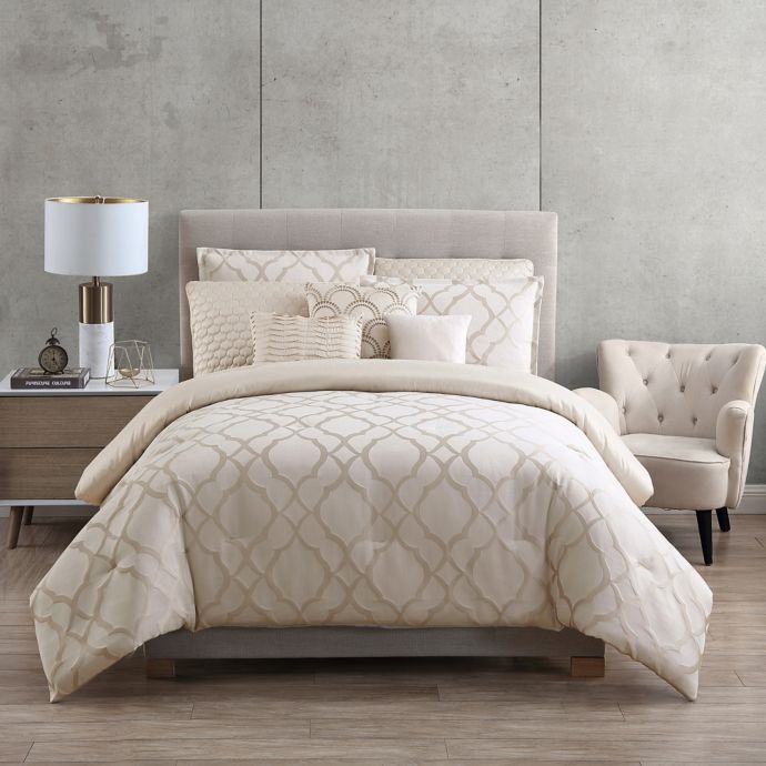 Hotel Tiago Jacquard 9 Piece Comforter Set | Bed Bath & Beyond