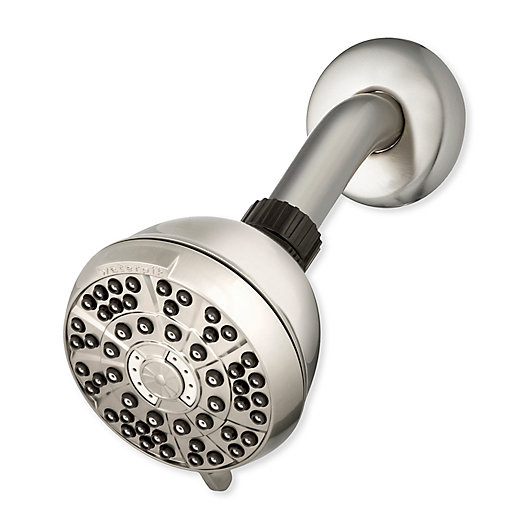 Alternate image 1 for Waterpik® PowerPulse Shower Head (Fixed) in Brushed Nickel