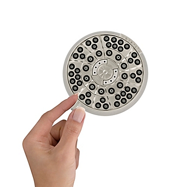 Waterpik&reg; PowerPulse Shower Head (Fixed) in Brushed Nickel. View a larger version of this product image.