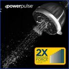 Alternate image 5 for Waterpik&reg; PowerPulse Shower Head (Fixed) in Brushed Nickel
