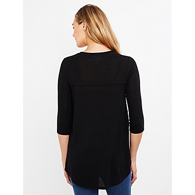 Motherhood Maternity&reg; Jessica Simpson Side Slit Nursing Top. View a larger version of this product image.