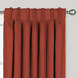 Cottlin 84-Inch Pinch Pleat/Back Tab Window Curtain Panel in Mersala (Single)