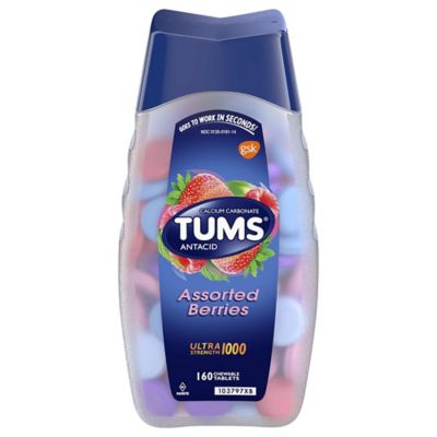 TUMS&reg; 160-Count Antacid Ultra-Strength Chewable Tablets in Assorted Berries