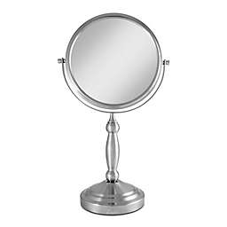 Zadro™ 10X/1X Vanity Swivel Mirror in Satin Nickel
