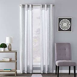 Sunsafe™ Salvatore 84-Inch Grommet Window Curtain Panel in Dove Grey (Single)