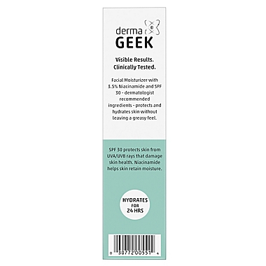 DermaGeek 1.7 oz. Nourishing Facial Moisturizer with SPF 30. View a larger version of this product image.