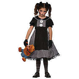 Large Dark Rag Doll Child's Halloween Costume