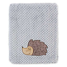Hudson Baby® Plush Waffle Toddler Blanket in Grey Hedgehog