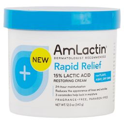 AmLactin® 12 oz. Rapid Relief 15% Lactic Acid Restoring Cream