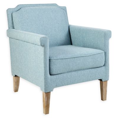 baby blue accent chair