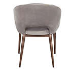 Alternate image 3 for LumiSource&reg; Renee Velvet Upholstered Side Chair
