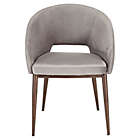 Alternate image 4 for LumiSource&reg; Renee Velvet Upholstered Side Chair