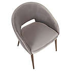 Alternate image 5 for LumiSource&reg; Renee Velvet Upholstered Side Chair