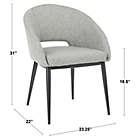 Alternate image 8 for LumiSource&reg; Renee Velvet Upholstered Side Chair