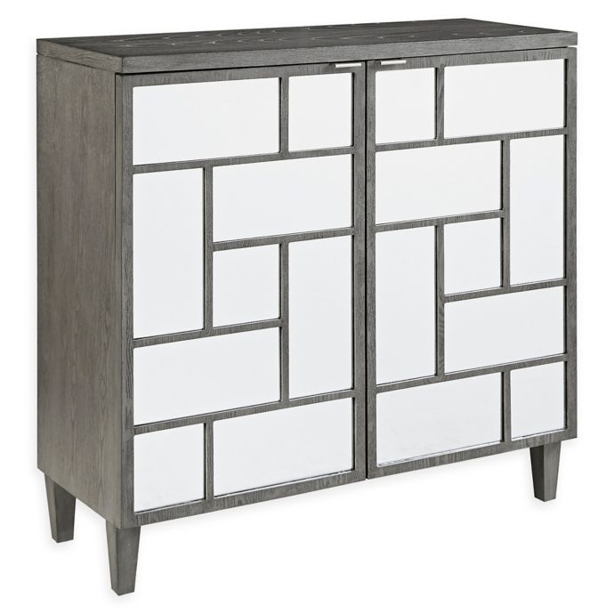 Martha Stewart Neil 2 Door Cabinet In Grey Bed Bath Beyond