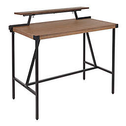 LumiSource® Gia Counter Table in Black/Brown