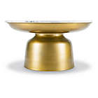 Alternate image 1 for Poly and Bark Signy Coffee Table in Antique Brass