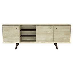 Midtown Concept Mid-Century 3-Cabinet TV Stand