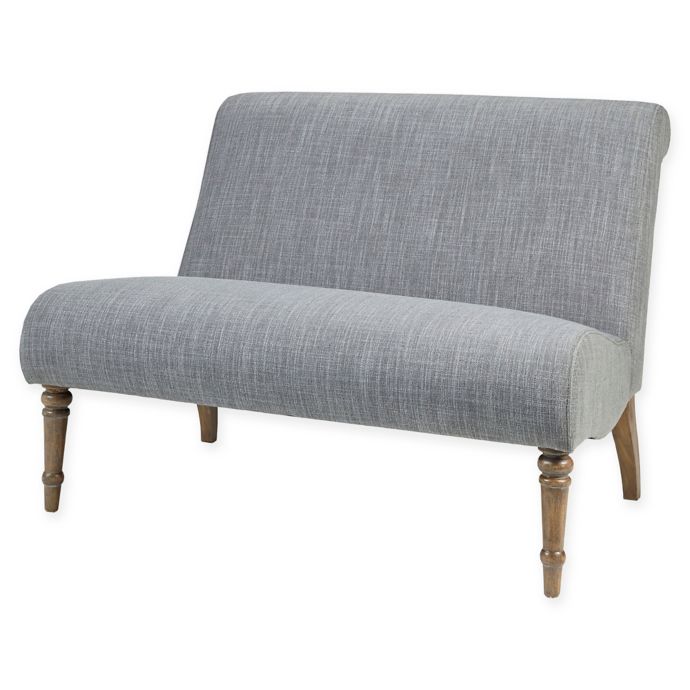 Martha Stewart Felicia Loveseat In Grey Bed Bath Beyond