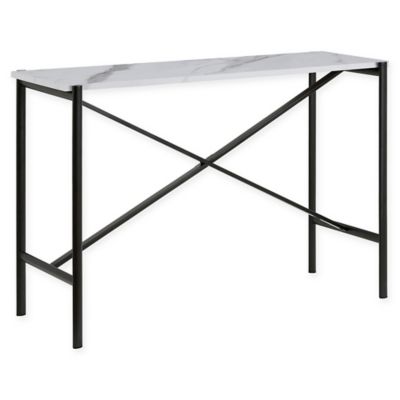 Braxton Marble Console Table in Black
