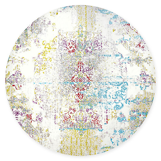 Alternate image 1 for Home Dynamix Bohemian 5'2 Round Area Rug in Ivory/Grey