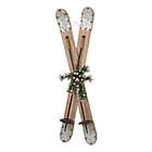 Alternate image 2 for Glitzhome Skis 35-Inch Indoor/Outdoor Christmas Decoration in Natural