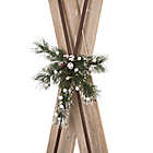 Alternate image 4 for Glitzhome Skis 35-Inch Indoor/Outdoor Christmas Decoration in Natural