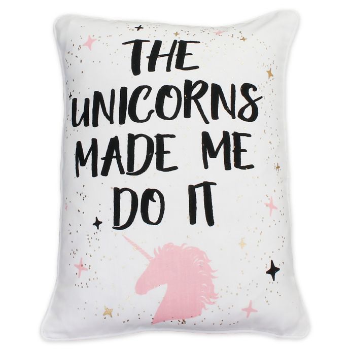 Thro By Marlo Lorenz The Unicorns Made Me Do It Oblong Throw