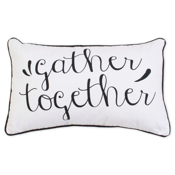 Thro By Marlo Lorenz Gary Gather Together Oblong Throw Pillow In