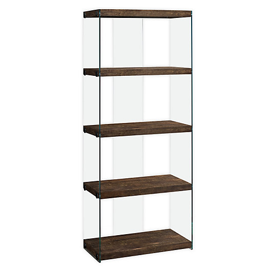 Alternate image 1 for Monarch Specialties Reclaimed Wood Look Bookcase