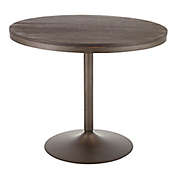 LumiSource&reg; Dakota 36-Inch Round Bamboo/Steel Dining Table