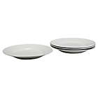 Alternate image 4 for BIA Cordon Bleu&reg; Tabula Dinner Plates in White (Set of 4)