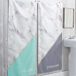 Marble Chic Personalized Bath Towel