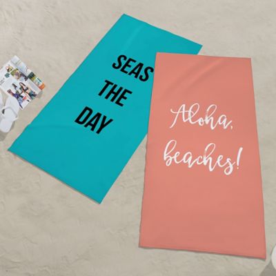 childrens personalized beach towels