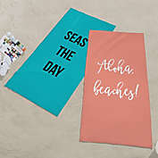 Expressions Personalized Beach Towel