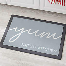 Yum Personalized Kitchen Mat