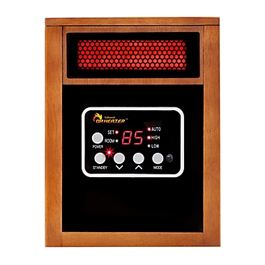 Dr. Infrared Heater&trade; Quartz Portable Heater in Cherry. View a larger version of this product image.