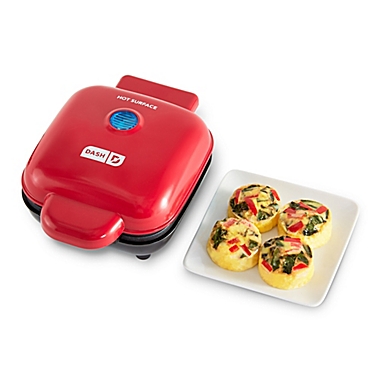 Dash&reg; Egg Bite Maker in Red. View a larger version of this product image.