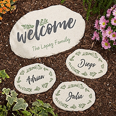 Cozy Home Small Personalized Garden Stone. View a larger version of this product image.