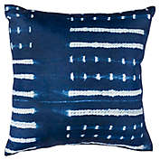 Safavieh Narla Square Throw Pillow in Blue/White