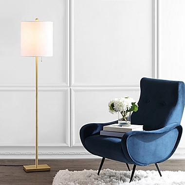 Safavieh Octavius Floor Lamp in Brass/Gold. View a larger version of this product image.