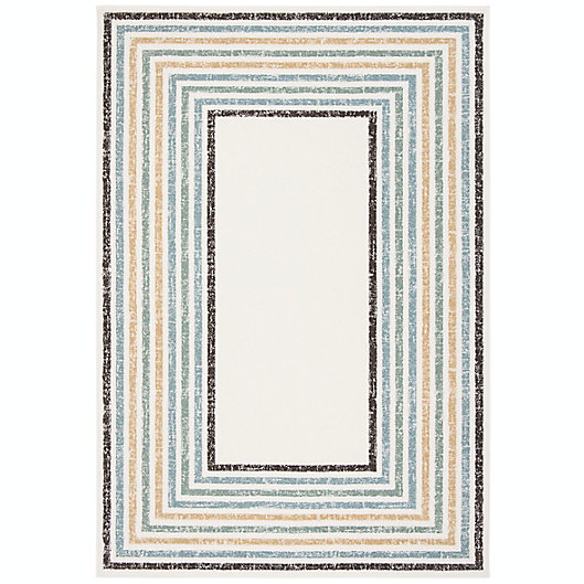 Alternate image 1 for Marmalade™ Wren 5' x 7' Hand Tufted Area Rug with Rainbow Border